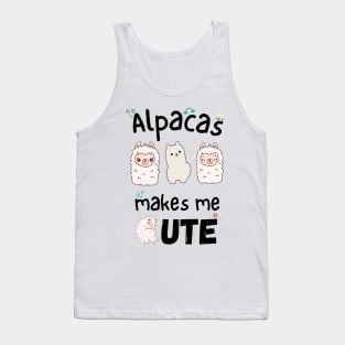 Alpaca makes me Cute Tank Top